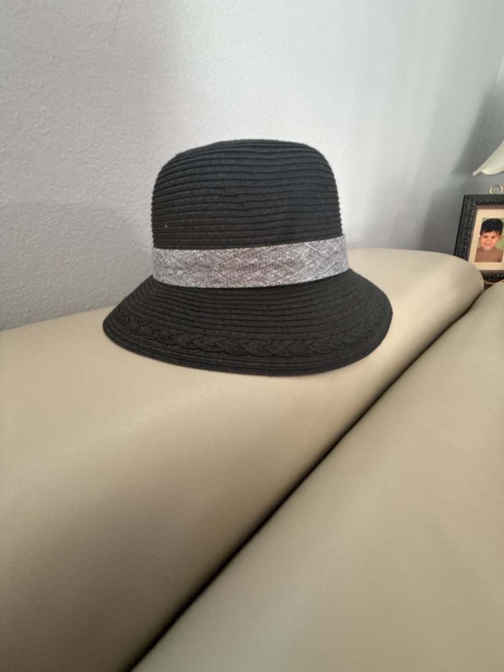 Sun N Sand Headwear Black Sun Hat With Bow